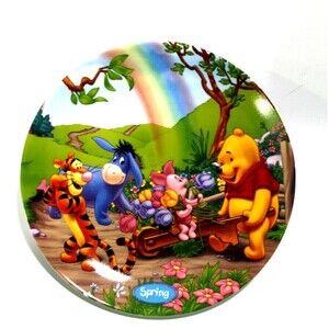 Disney Park Lane Winnie The Pooh Spring Time Decorative 8 Inch Collectors Plate